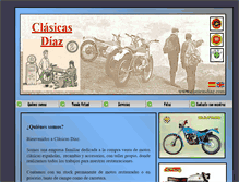 Tablet Screenshot of clasicasdiaz.com